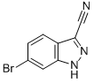 6-Bromo-1H-Indazole-3-Carbonitrile Chemical Structure