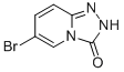 6-bromo-[1，2，4]triazolo[4，3-a]pyridin-3(2H)-one 化学構造