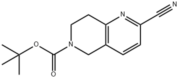 6-Boc-5，6，7，8-tetrahydro-1，6-naphthyridine-2-carbonitrile Chemical Structure