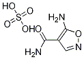 5-Aminoisoxazole-4-carboxamide Hydrogensulfate Chemical Structure