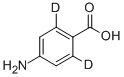 4-AMINOBENZOIC-2，6-D2 ACID التركيب الكيميائي
