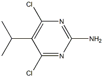4，6-dichloro-5-(1-methylethyl)-2-Pyrimidinamine Chemical Structure