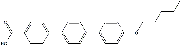 4''-(Pentyloxy)-1，1':4'，1''-terphenyl-4-carboxylic acid Chemical Structure