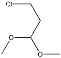 3-Chloropropionaldehyde Dimethyl Acetal Chemical Structure