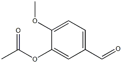 3-Acetoxy-4-methoxybenzaldehyde Chemical Structure