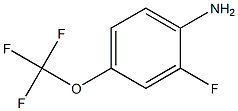 2-Fluoro-4-(trifluoromethoxy)aniline Chemical Structure