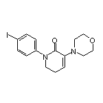 1-(4-Iodophenyl)-3-morpholino-5，6-dihydropyridin-2(1H)-one Chemical Structure