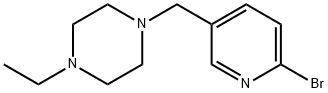 1-((6-Bromopyridin-3-yl)methyl)-4-ethylpiperazine Chemical Structure