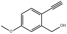 (2-Ethynyl-5-methoxyphenyl)methanol 化学構造