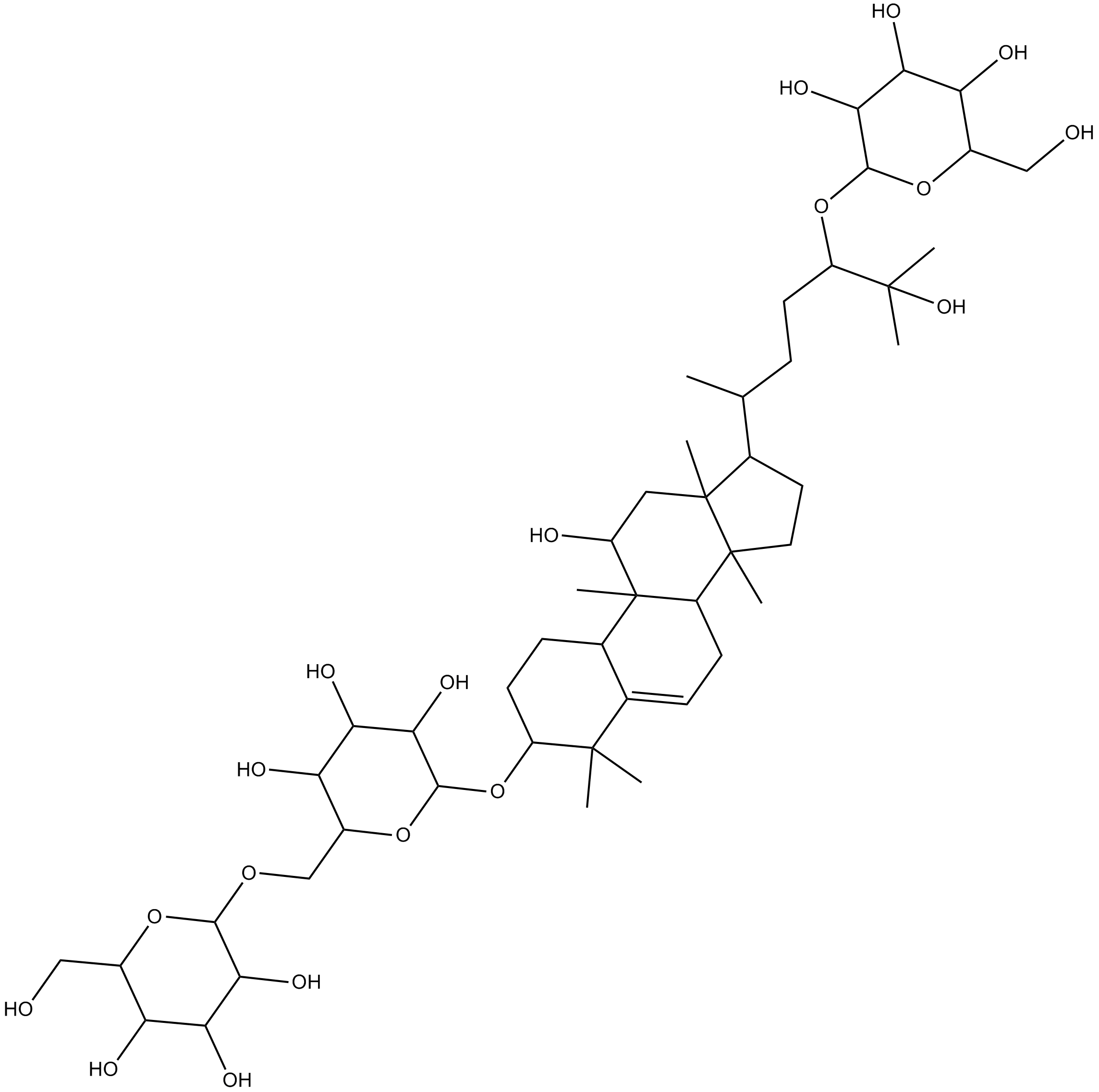 mogroside ⅡA2 Chemische Struktur