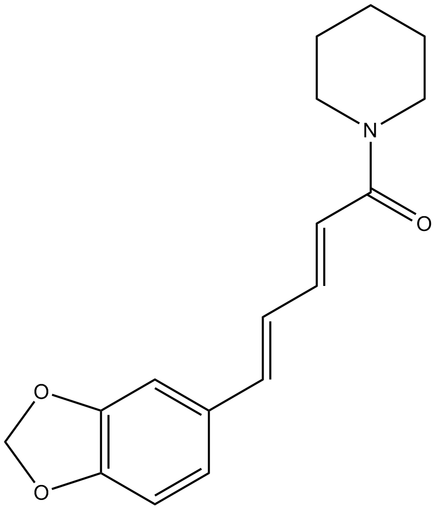 Piperine  Chemical Structure