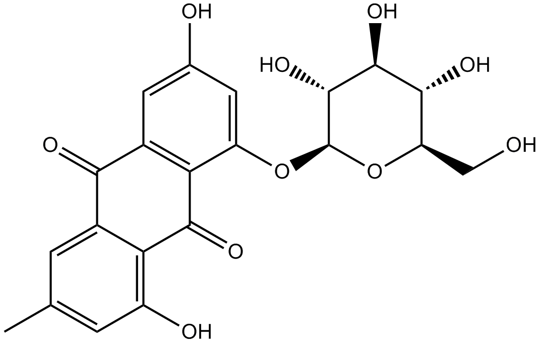 Emodin-8-glucoside Chemical Structure