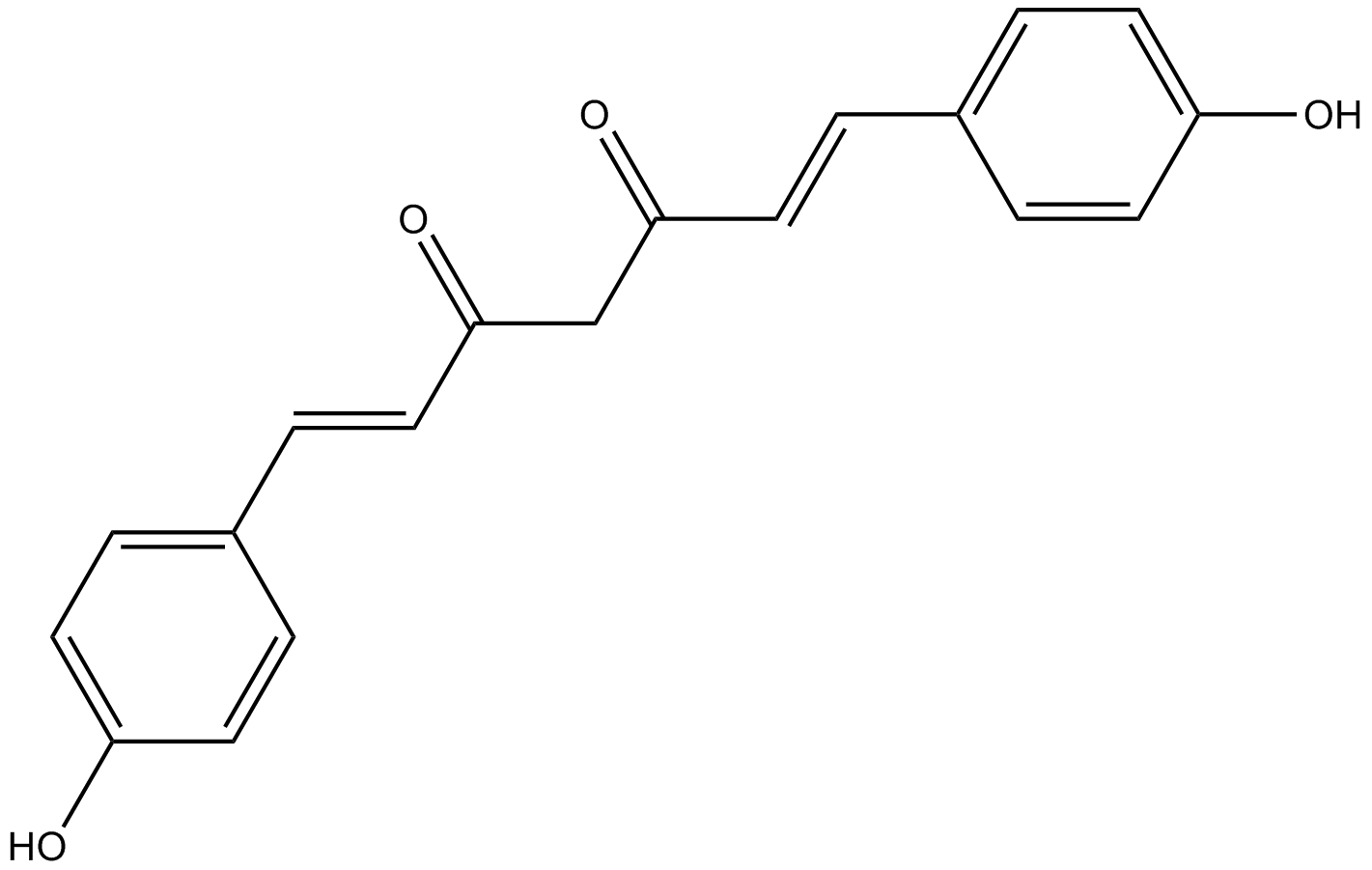 Bisdemethoxycurcumin  Chemical Structure