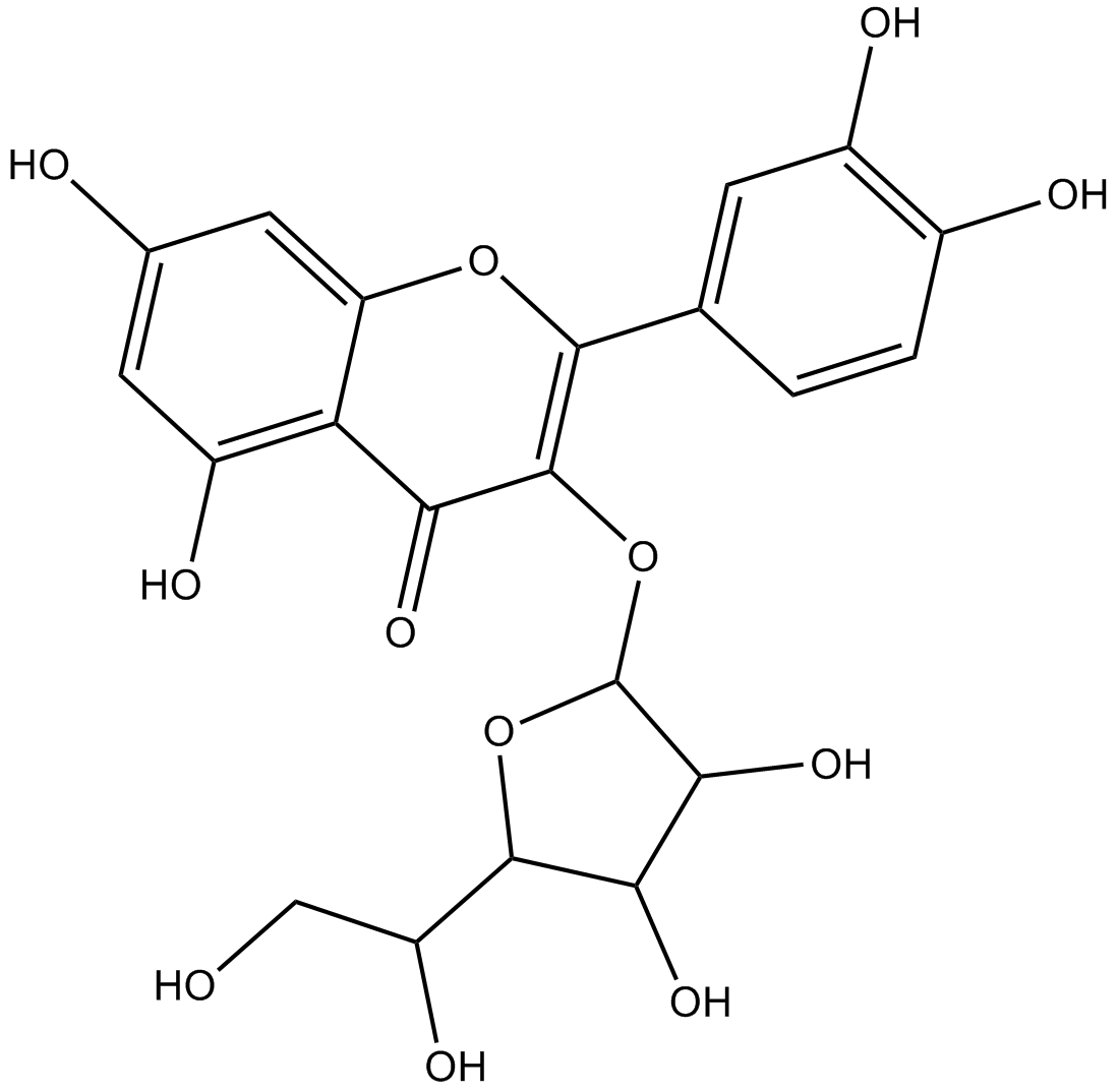 Isoquercitrin Chemische Struktur