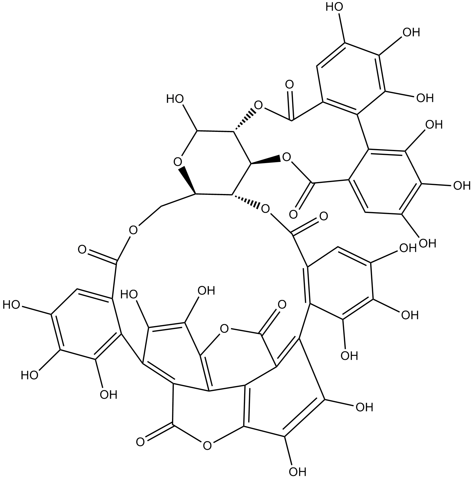 Punicalagin 化学構造