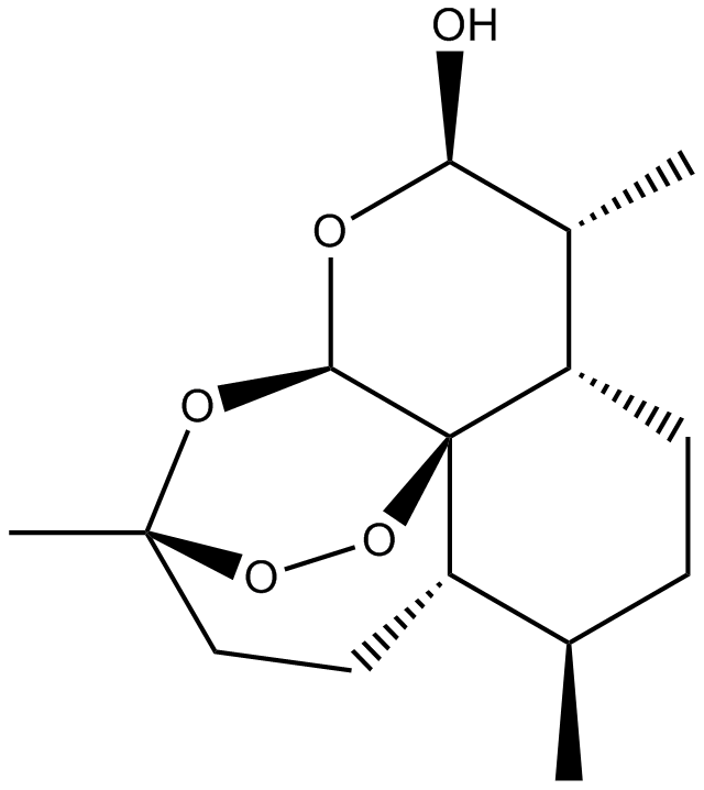 Dihydroartemisinin  Chemical Structure