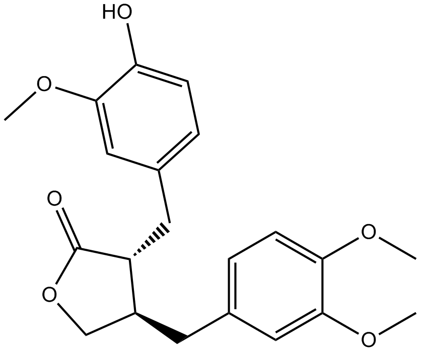 Arctigenin  Chemical Structure