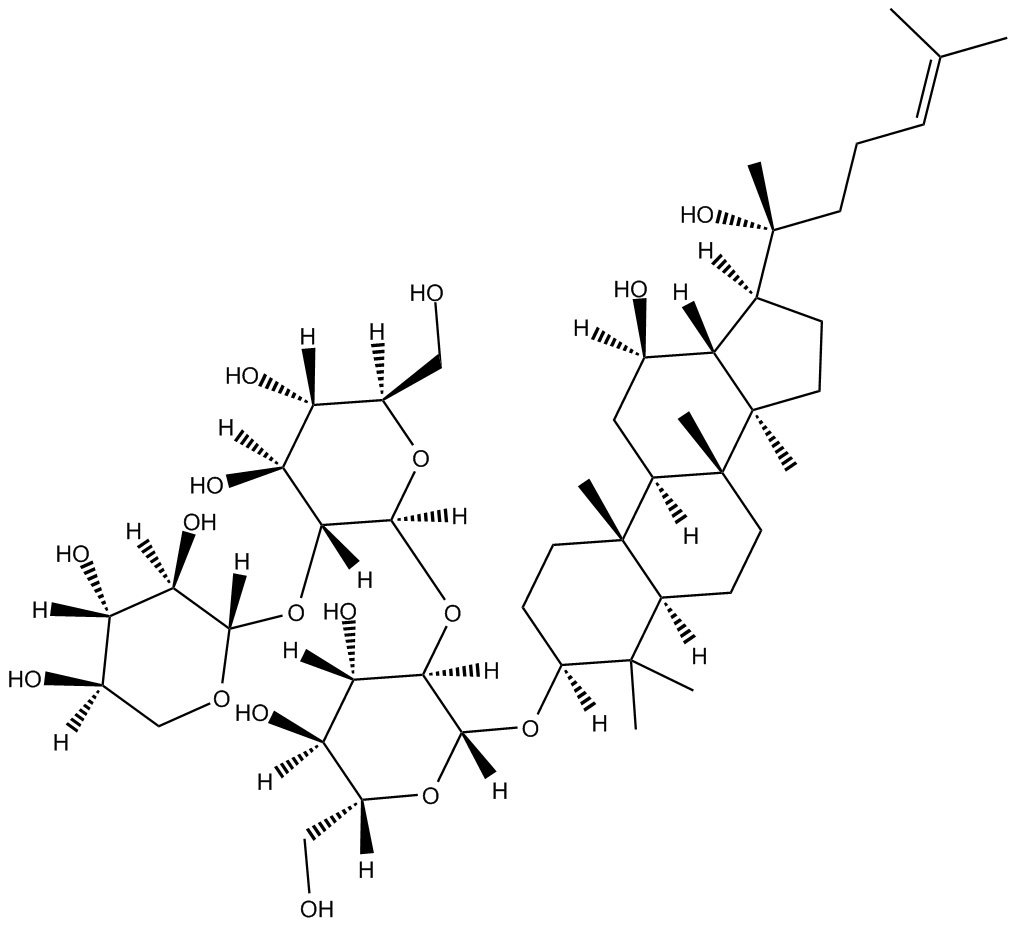 Notoginsenoside Ft1 化学構造