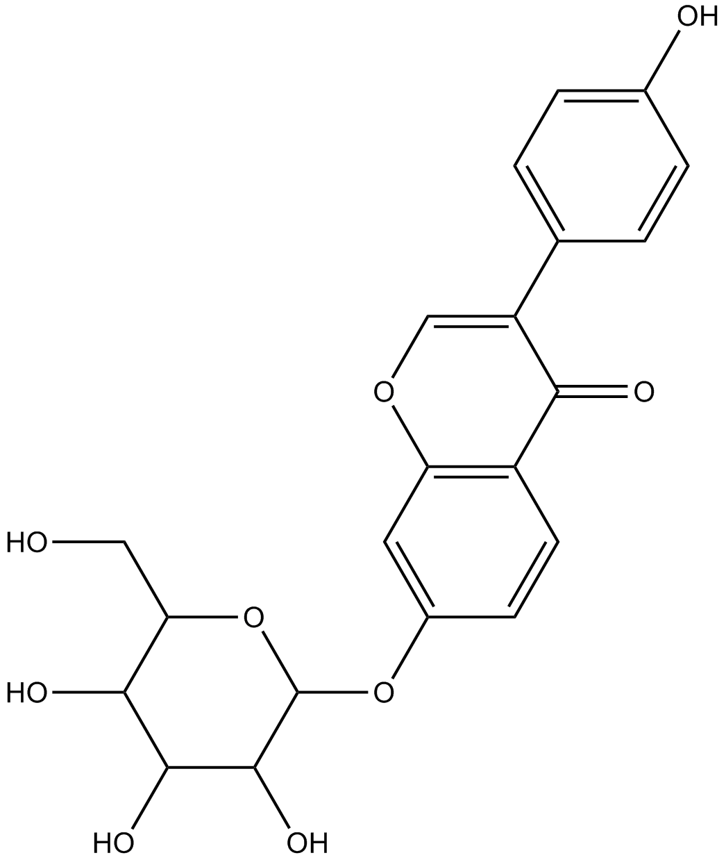 Daidzin  Chemical Structure