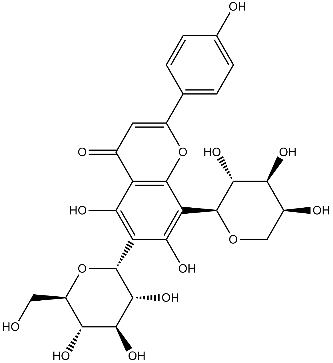 Schaftoside  Chemical Structure