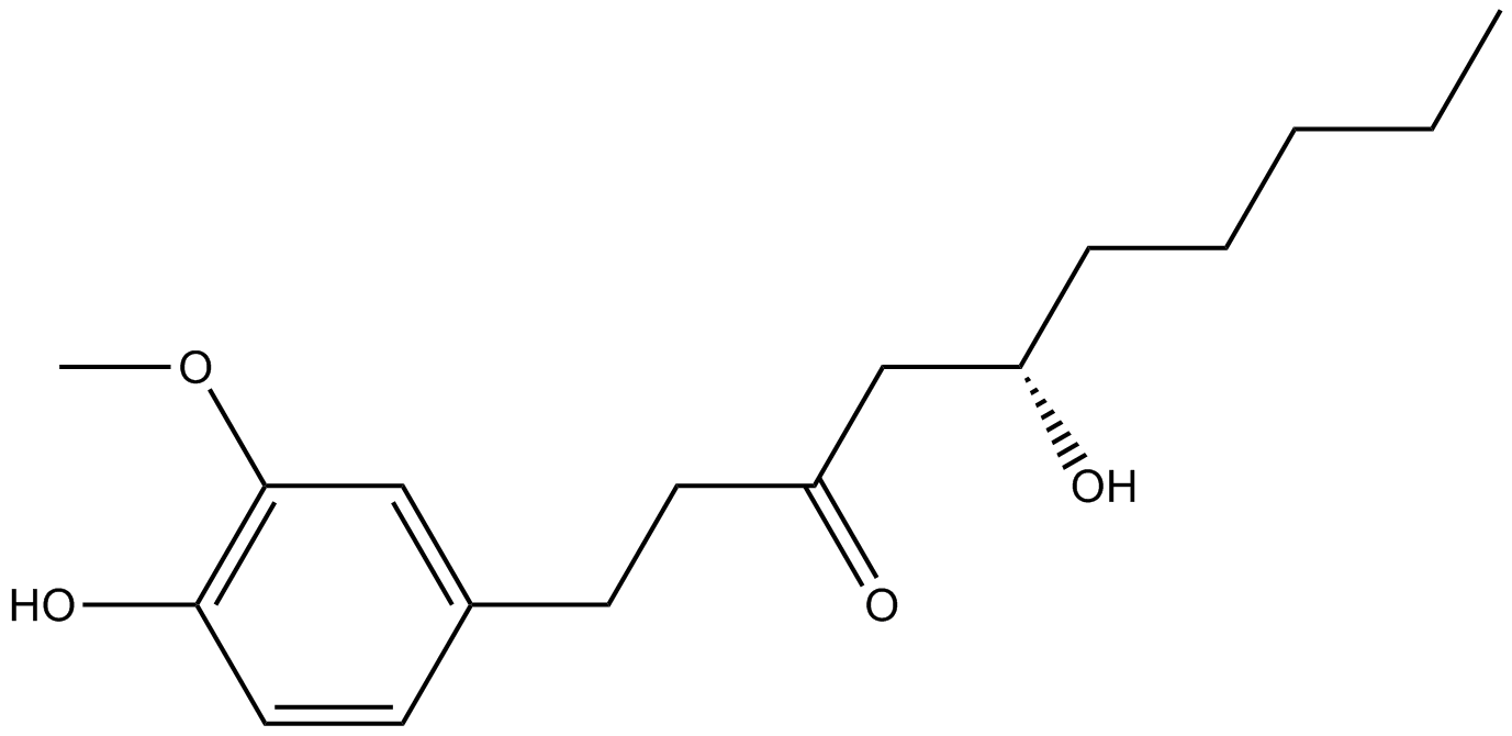 6-gingerol  Chemical Structure