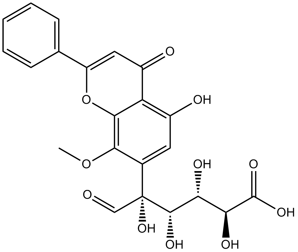 Wogonoside  Chemical Structure