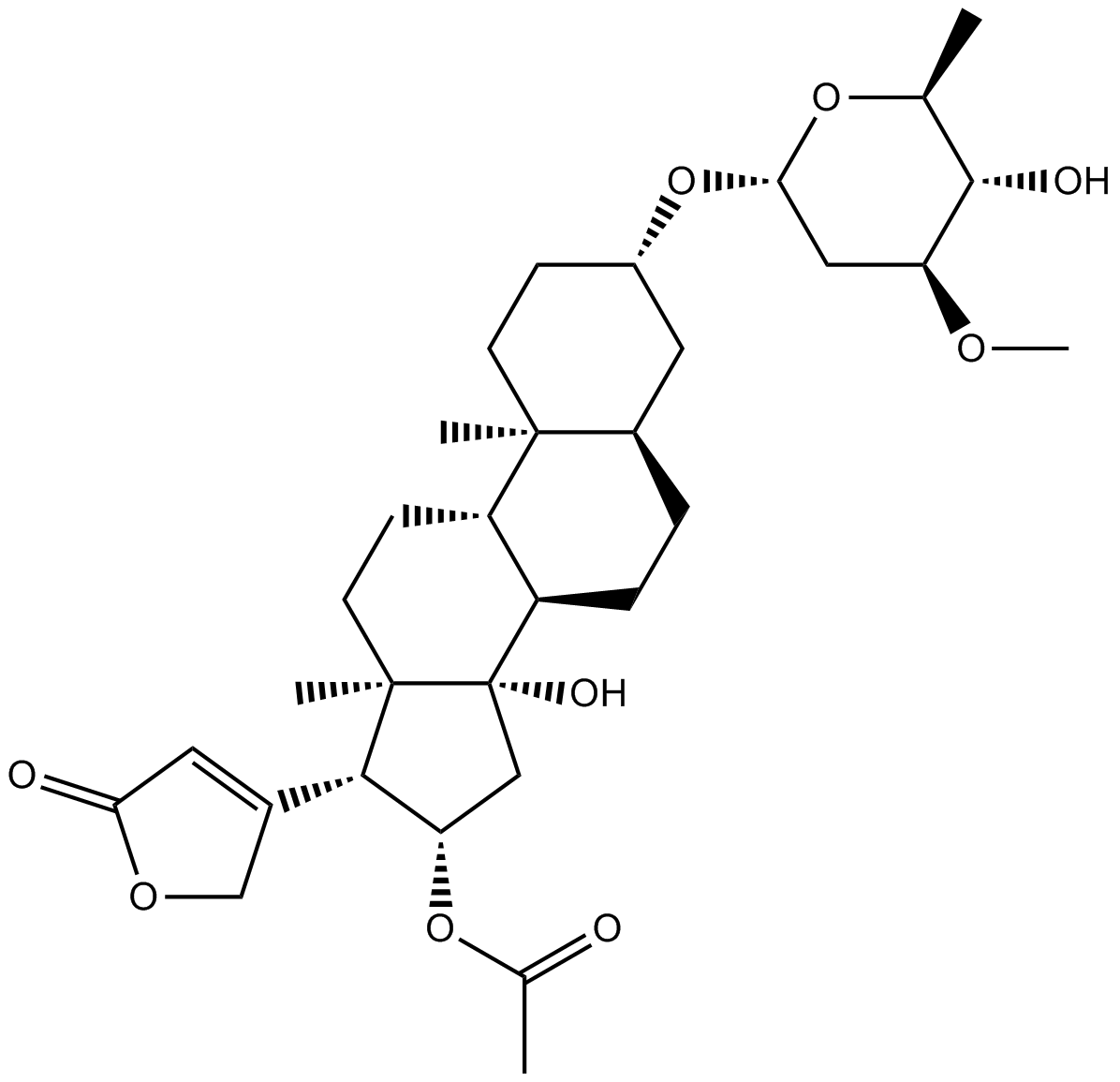 Oleandrin  Chemical Structure