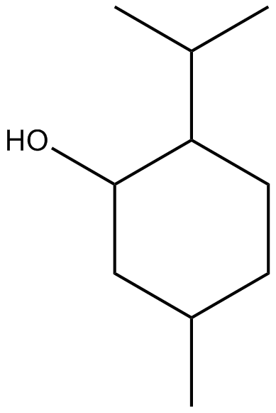 DL-Menthol التركيب الكيميائي