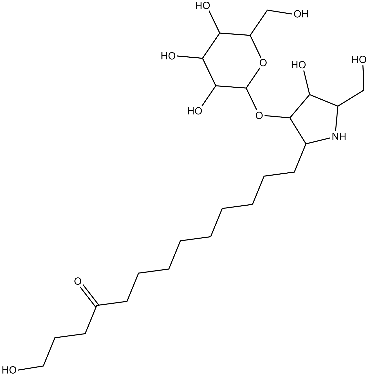 Broussonetine A Chemische Struktur