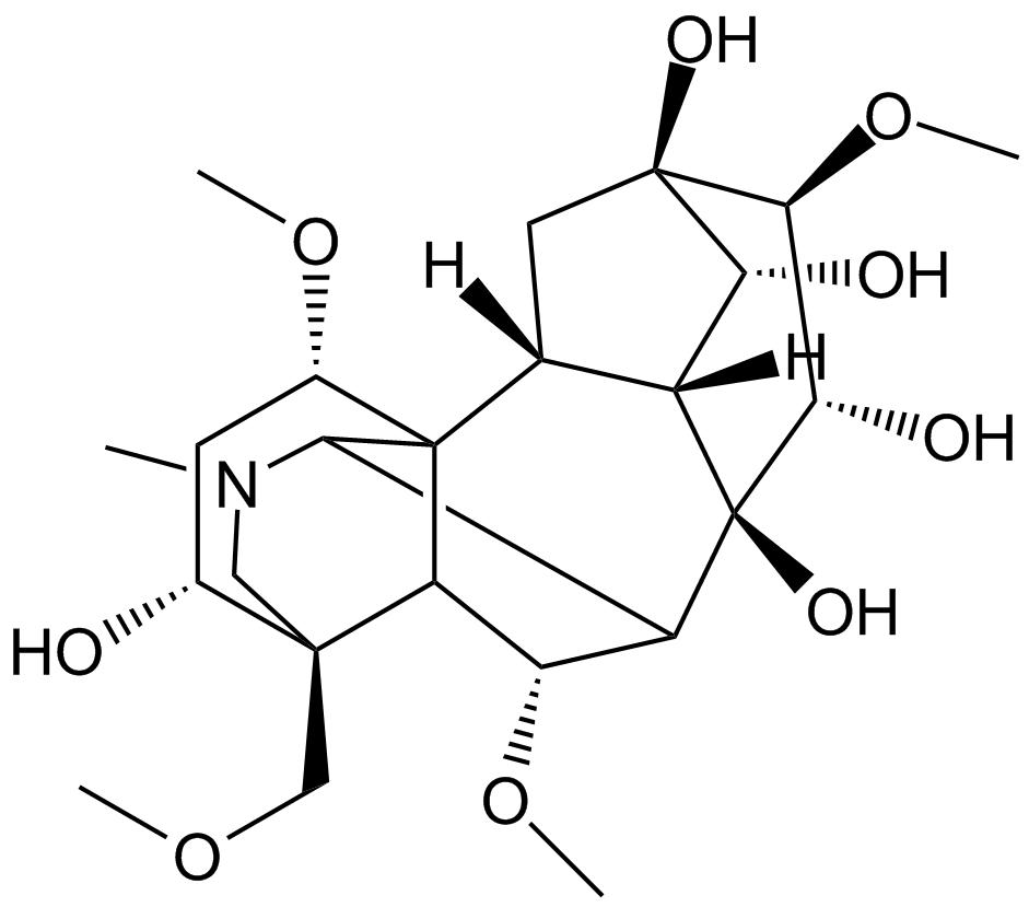 mesaconine Chemische Struktur
