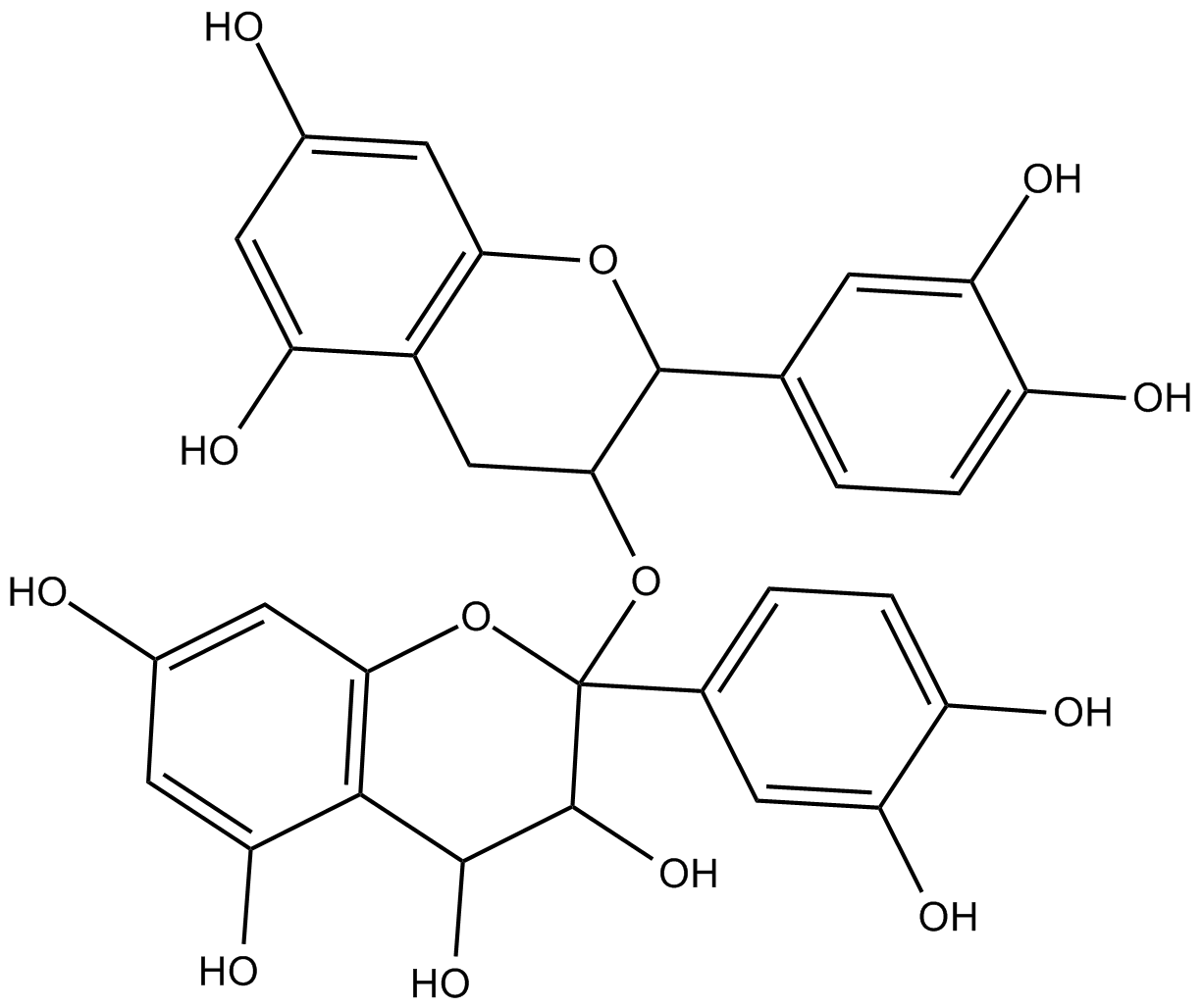 Procyanidin التركيب الكيميائي