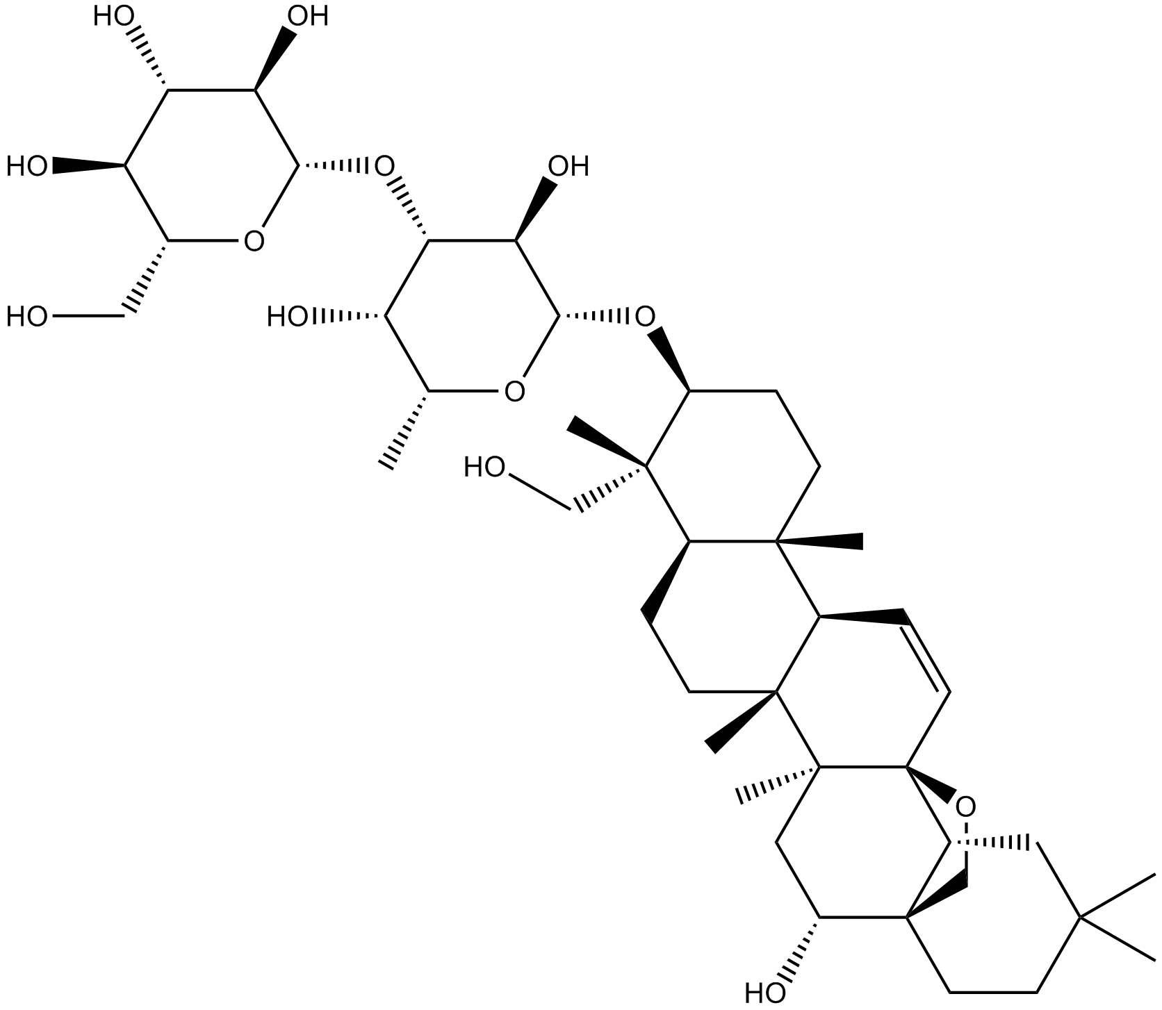 Saikosaponin D  Chemical Structure