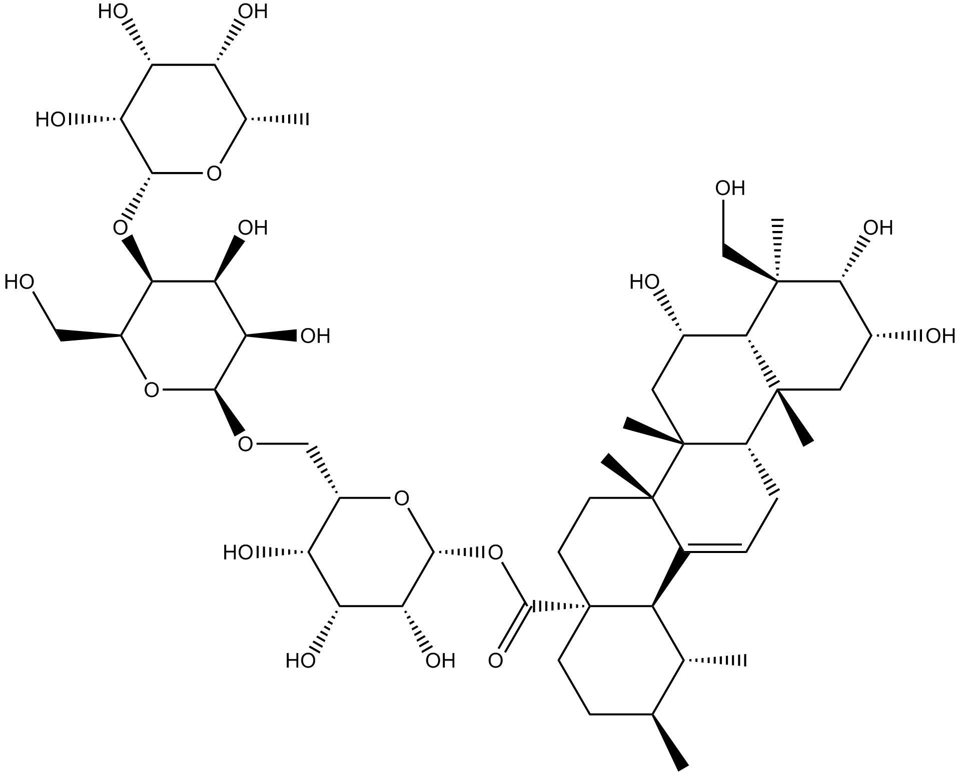 Madecassoside  Chemical Structure