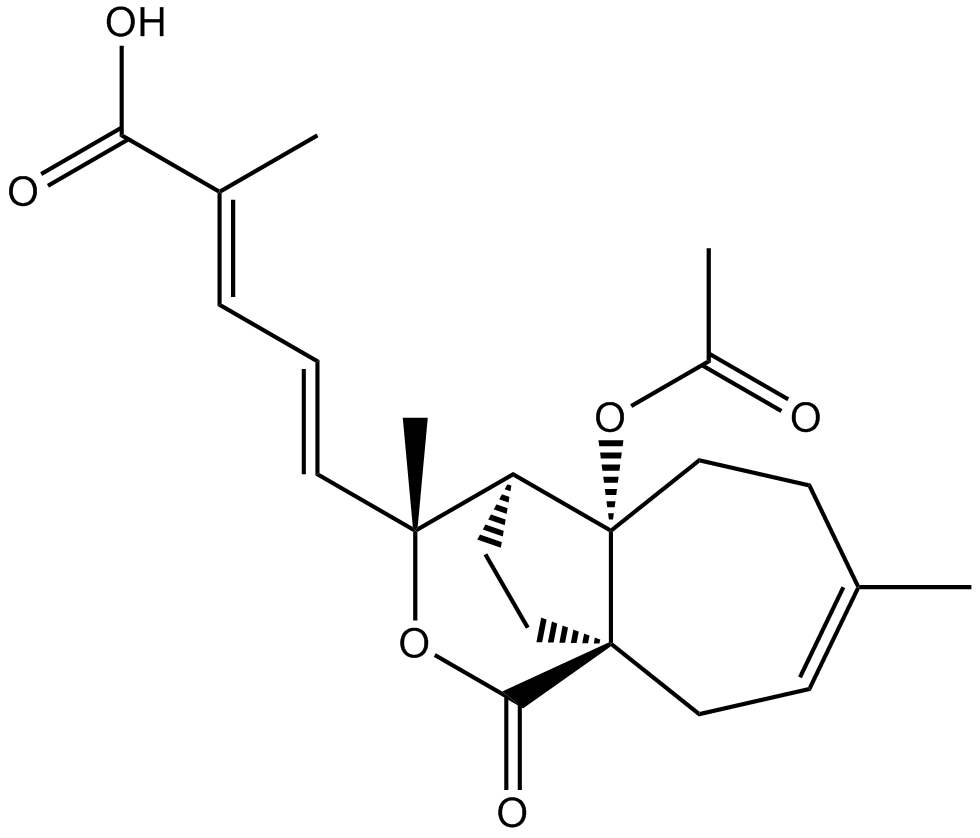 Pseudolaric acid A 化学構造