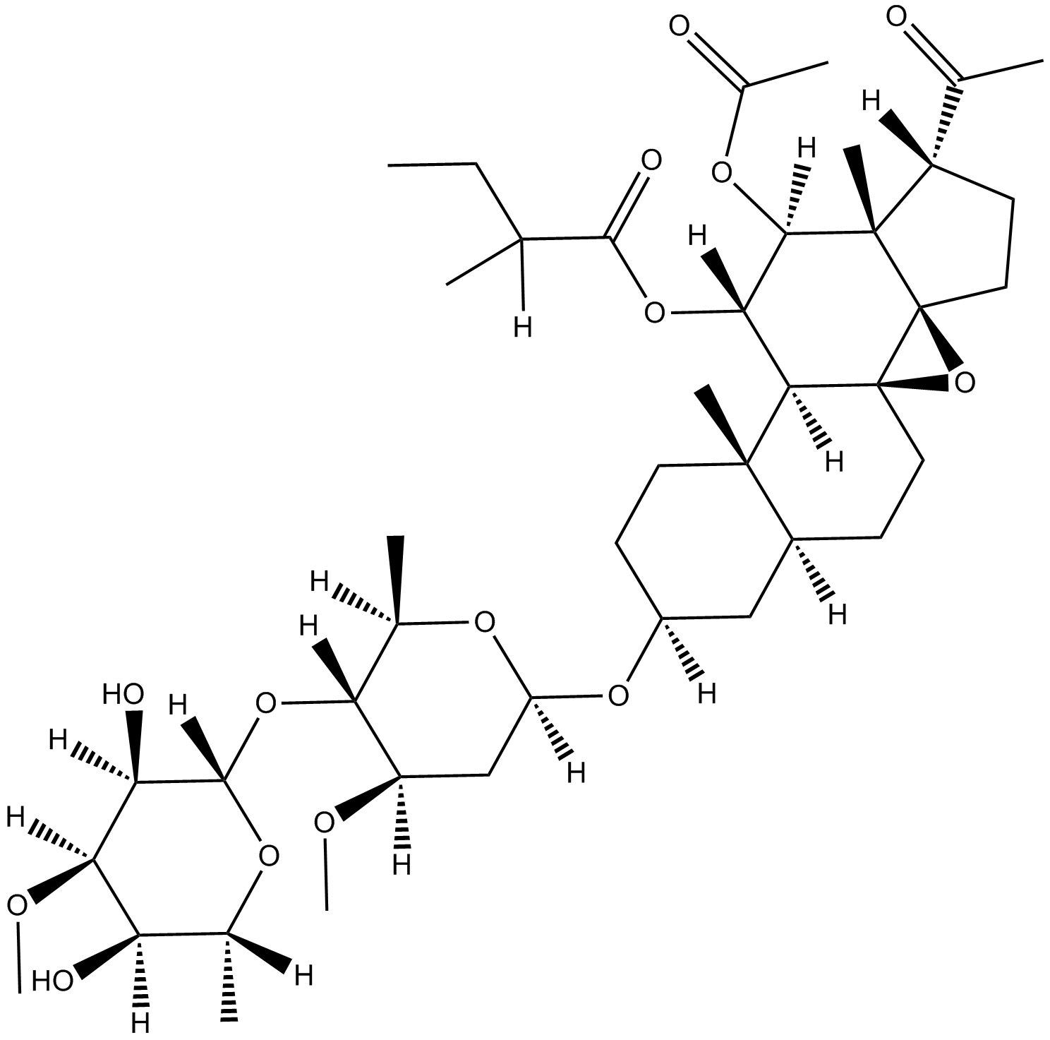 Tenacissoside H Chemical Structure
