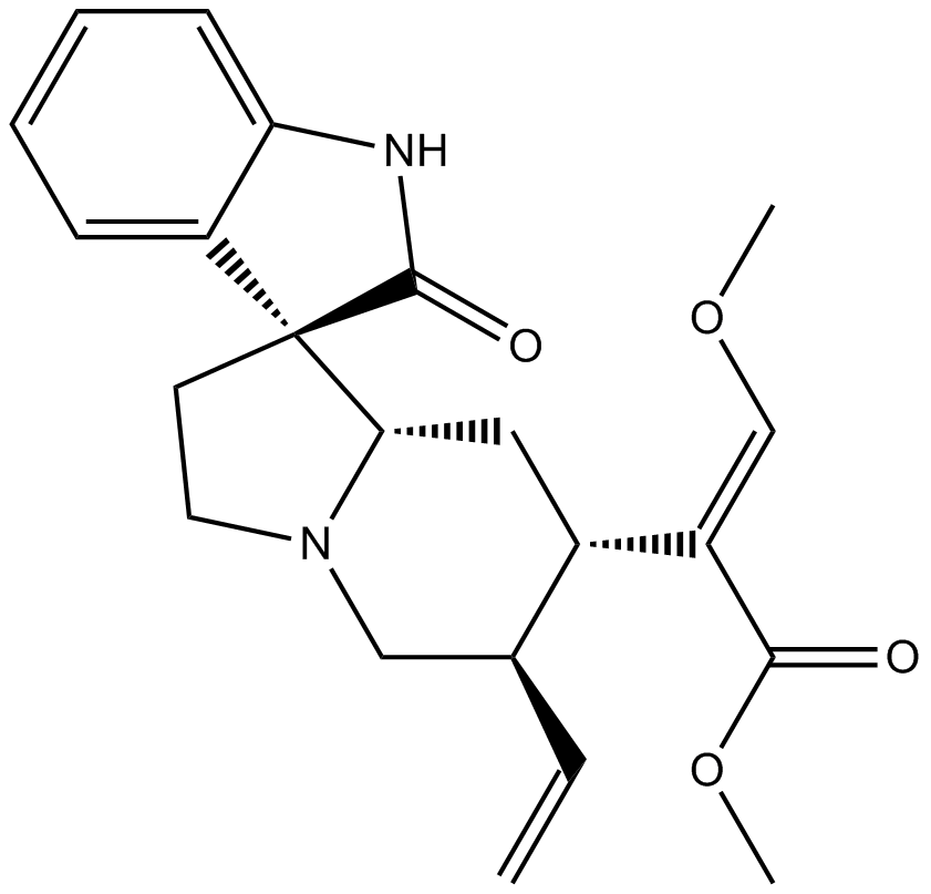 Isocorynoxeine 化学構造