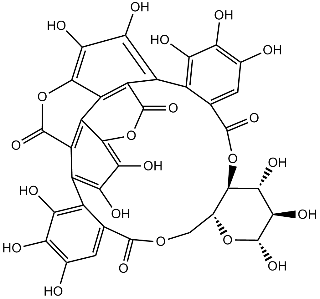 Punicalin 化学構造