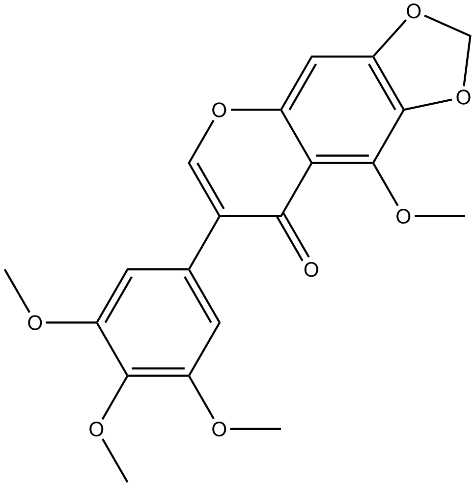 Irisflorentin Chemische Struktur