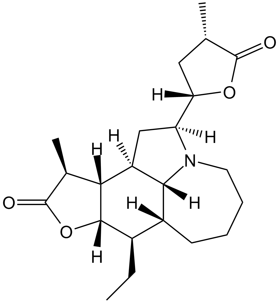 Tuberstemonine 化学構造