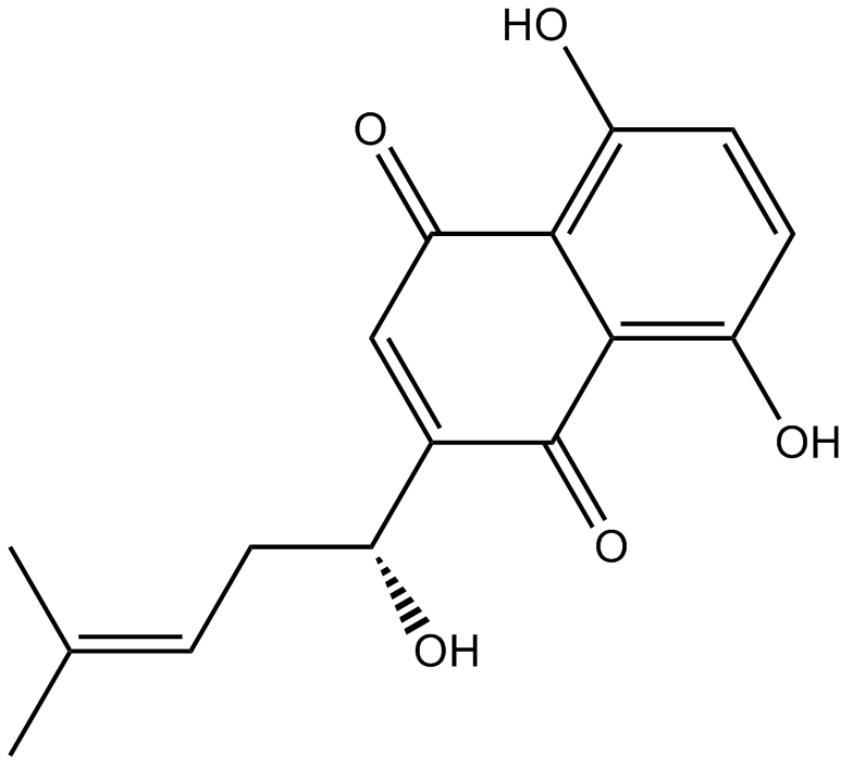 Shikonin  Chemical Structure