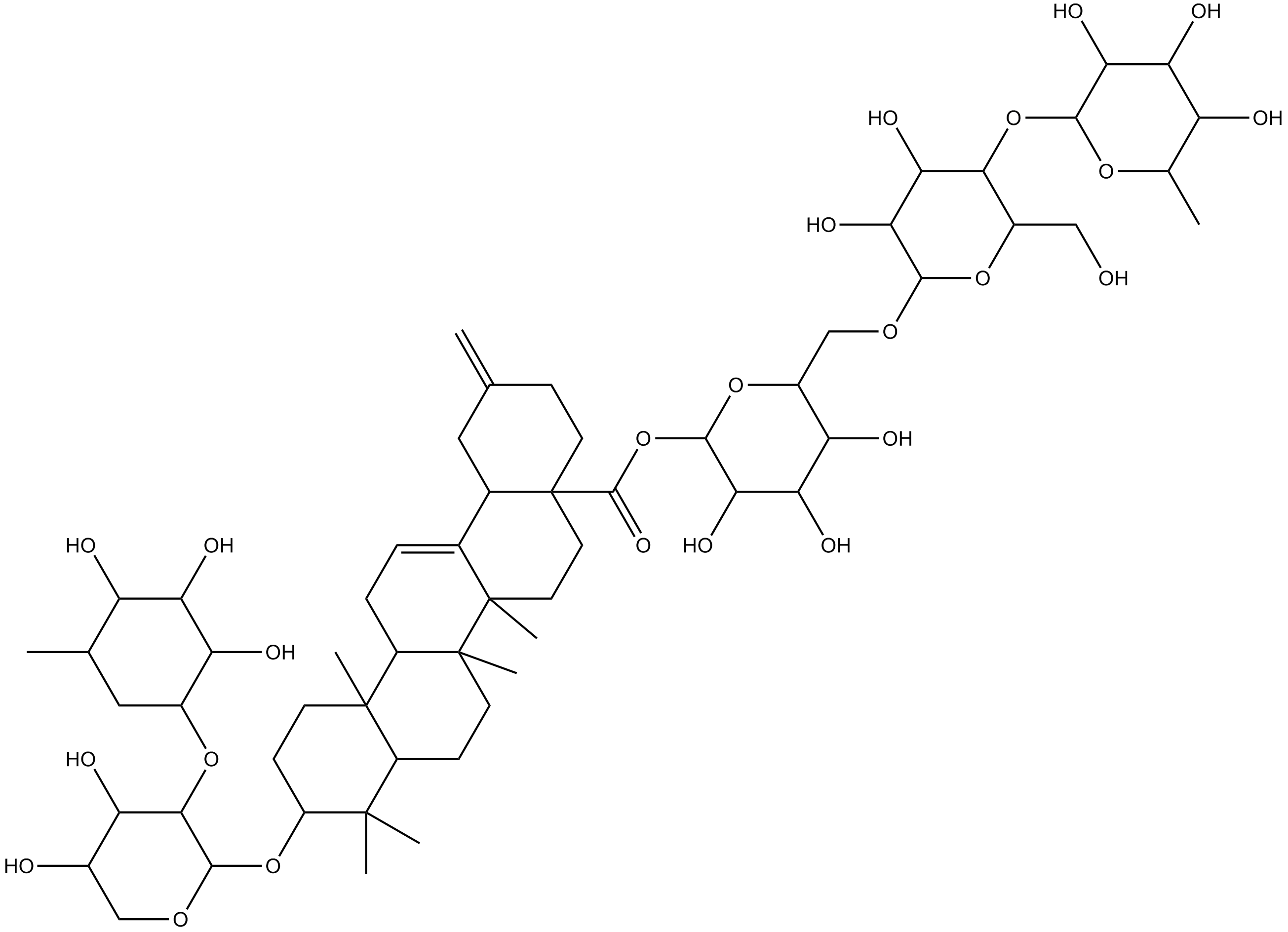 Ciwujianoside-B التركيب الكيميائي