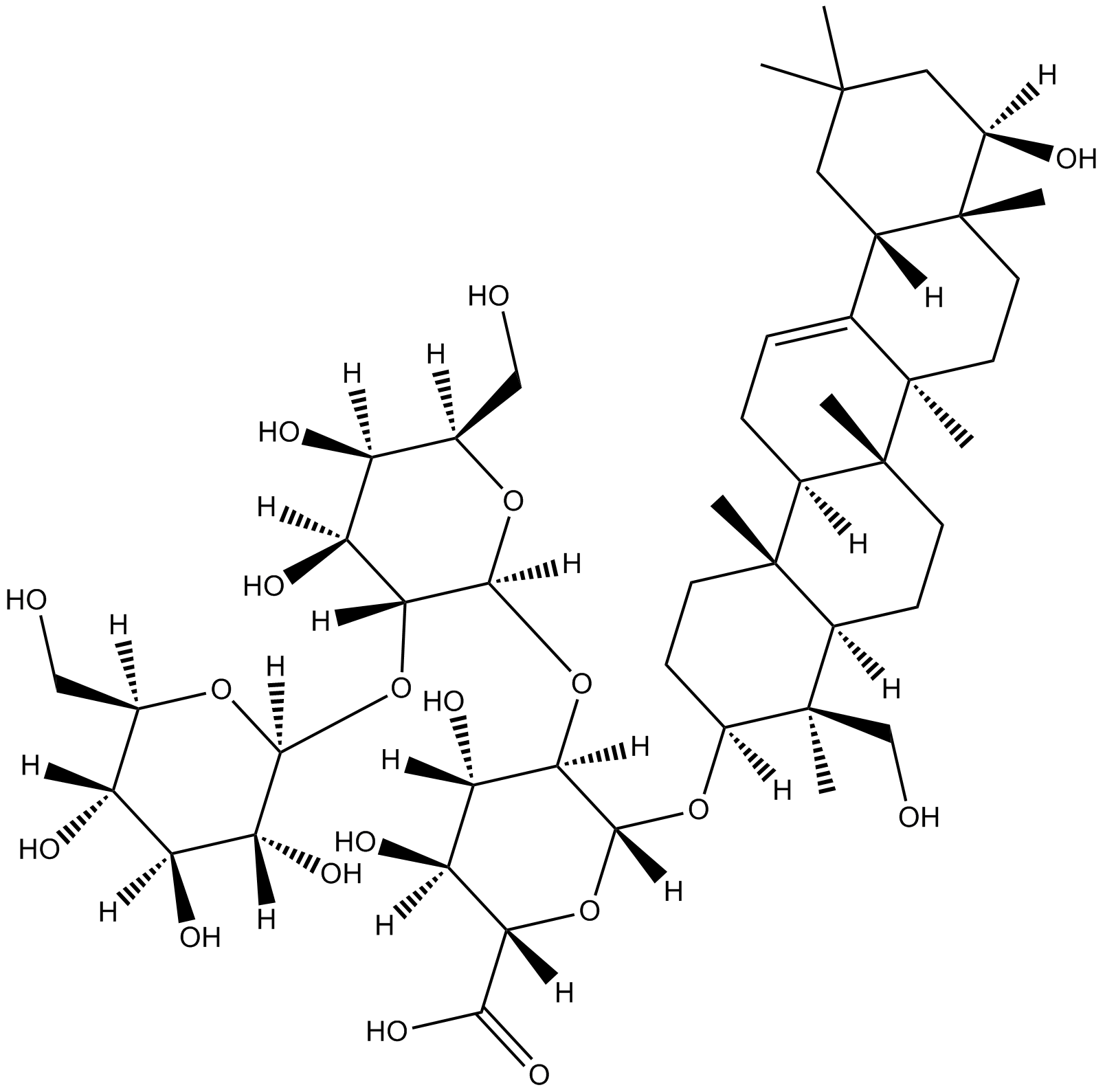 Soyasaponin Ba Chemical Structure