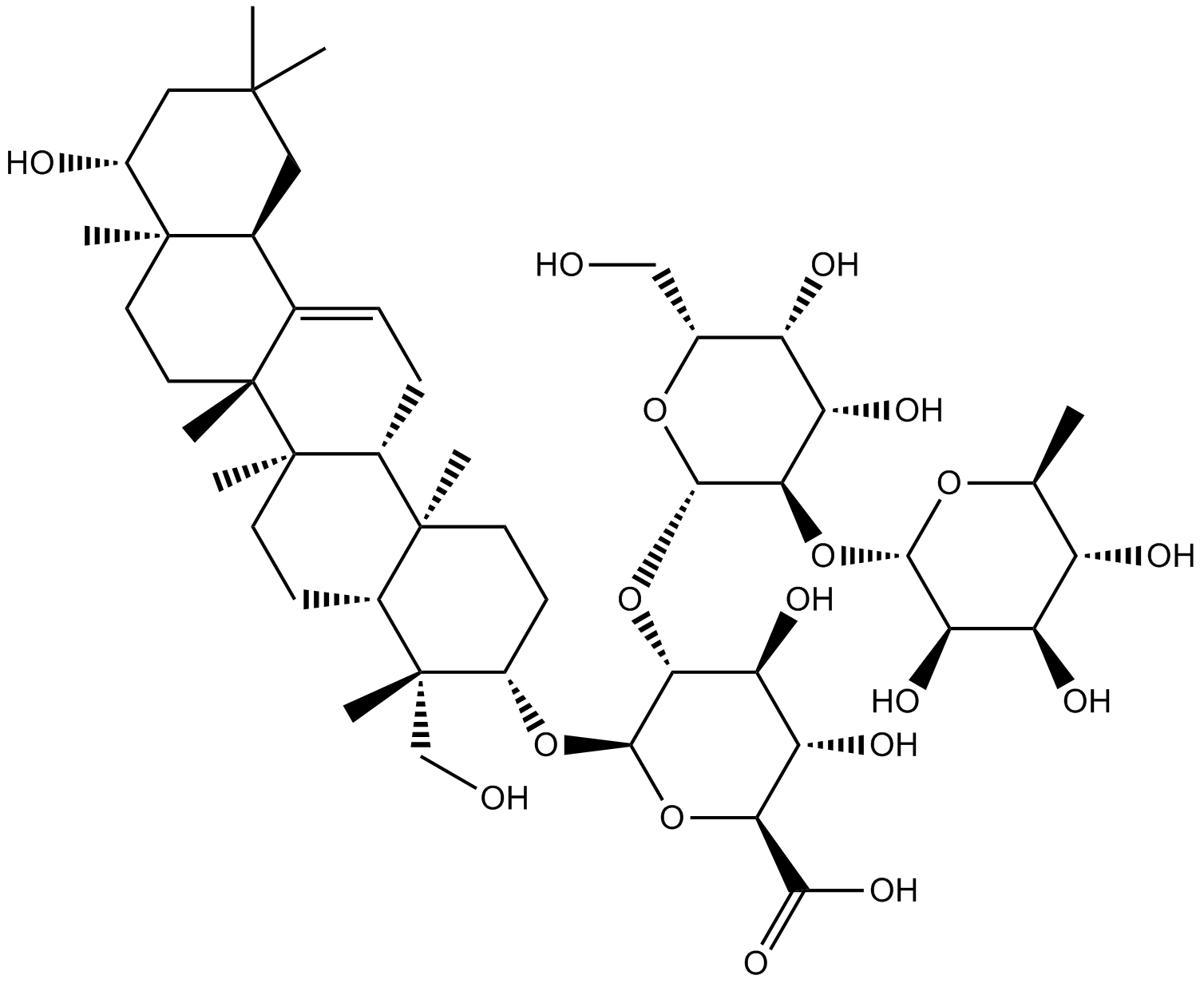 Soyasaponin BB Chemical Structure