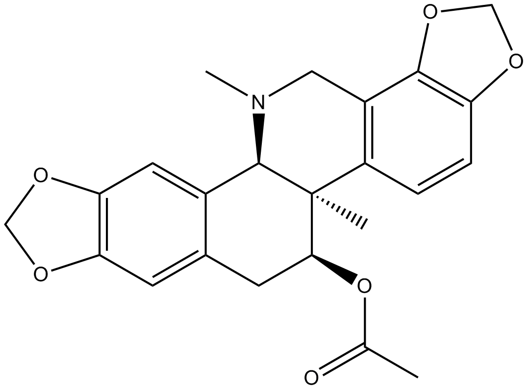 Acetylcorynoline 化学構造