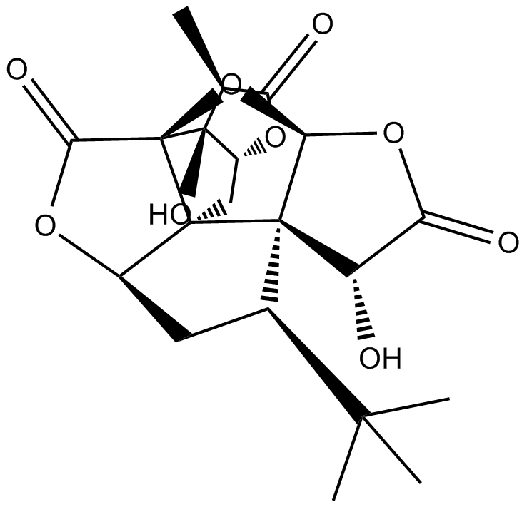 Ginkgolide A  Chemical Structure