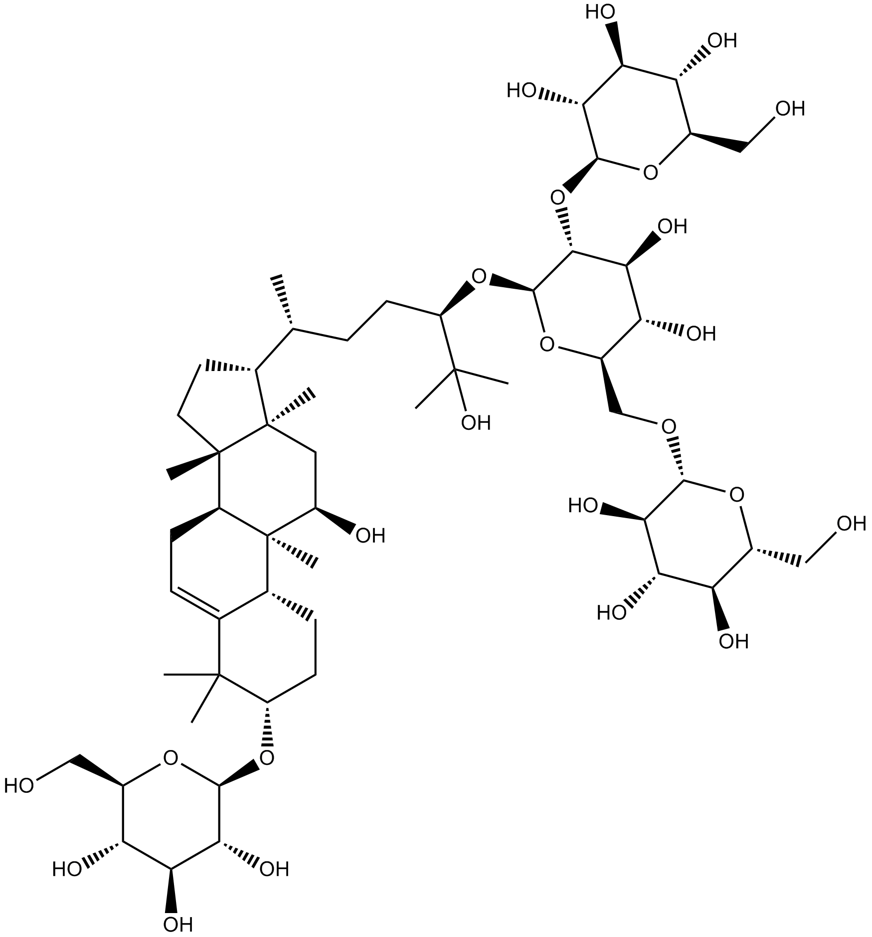 Siamenoside I Chemische Struktur