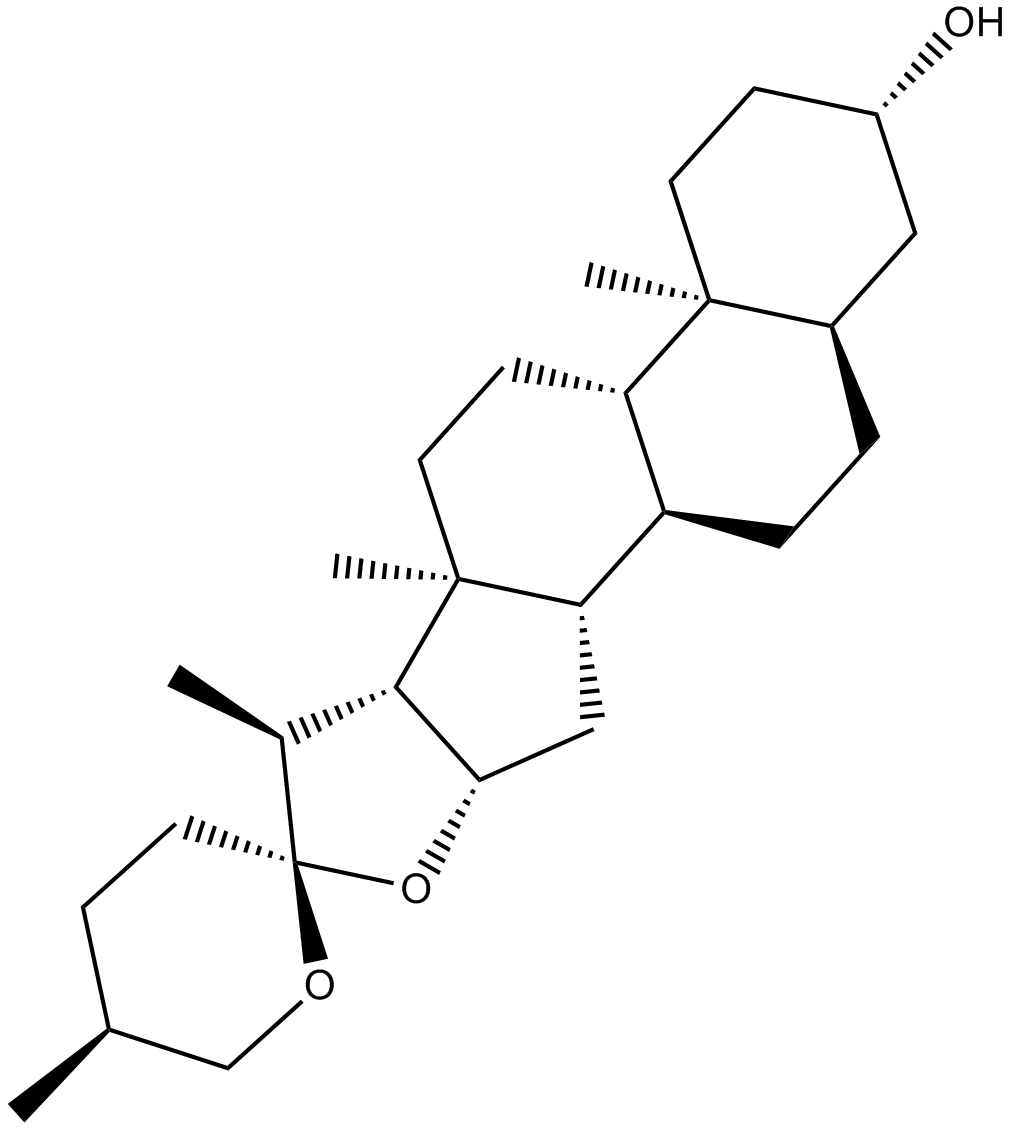 Sarsasapogenin  Chemical Structure