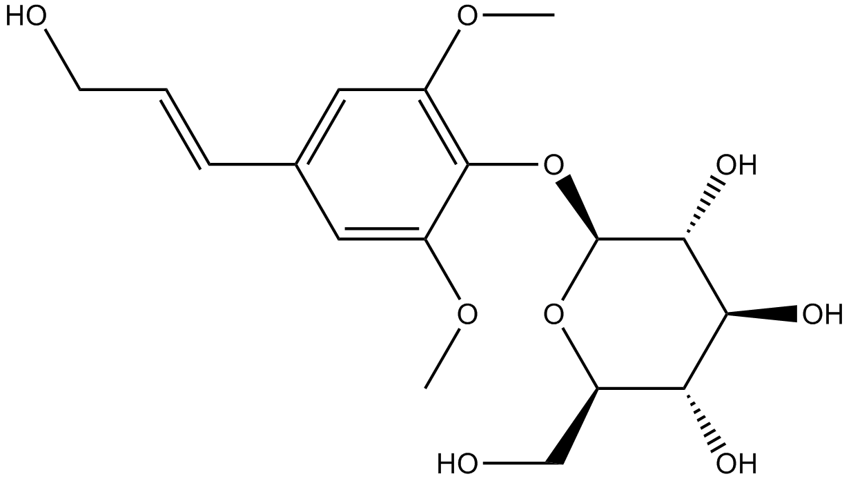 Syringin Chemische Struktur