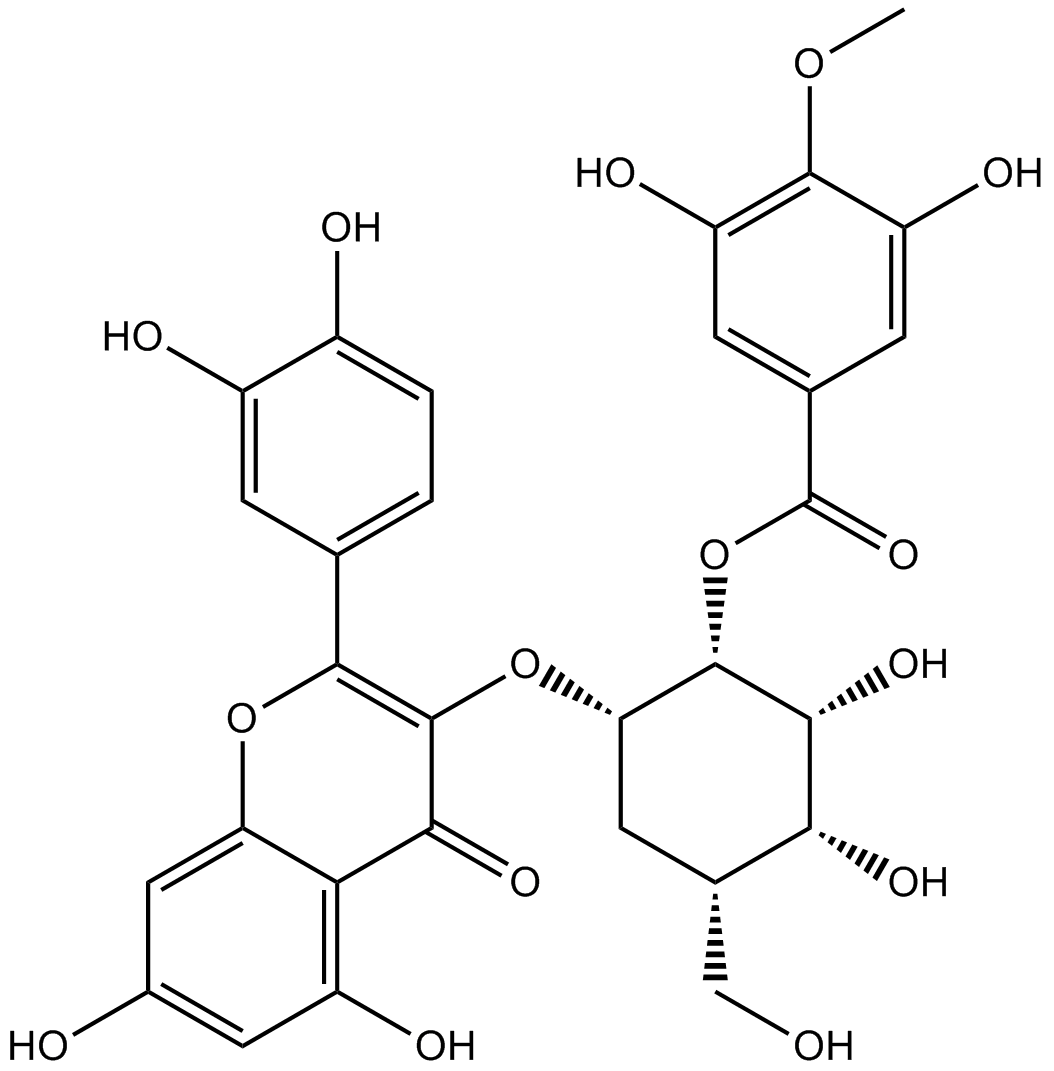 2”-O-Galloylhyperin التركيب الكيميائي