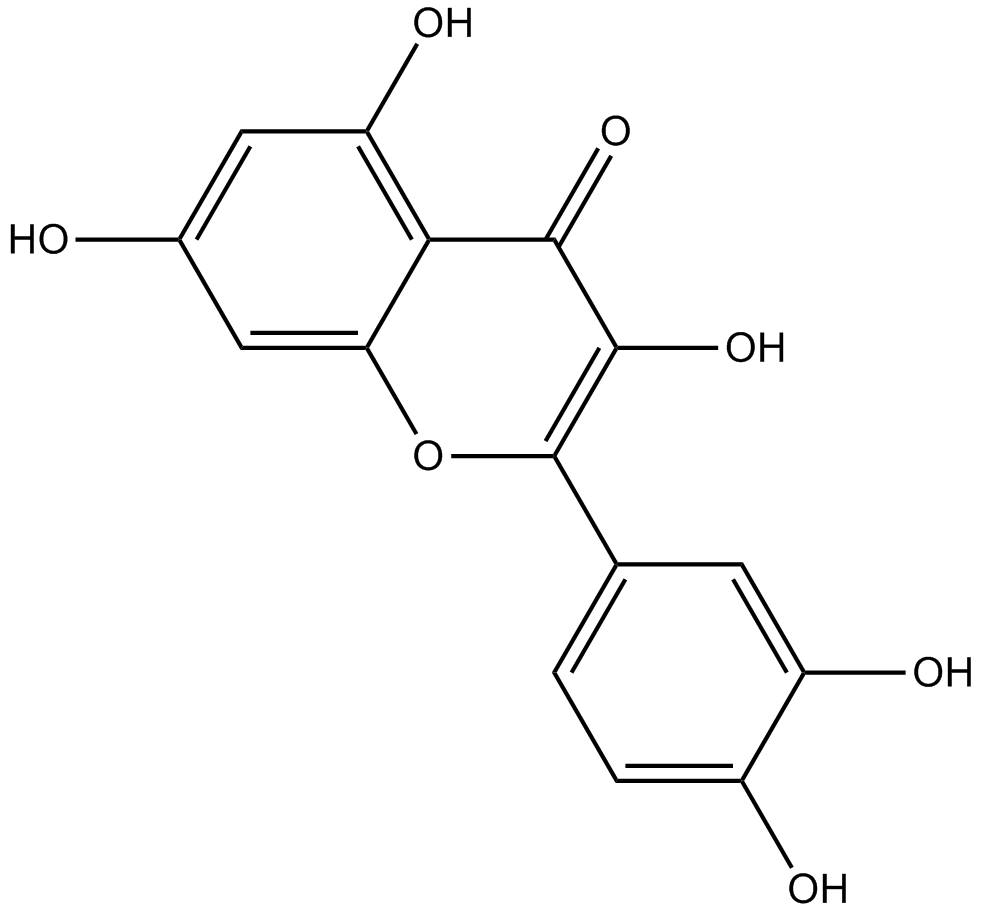 Quercetin 化学構造